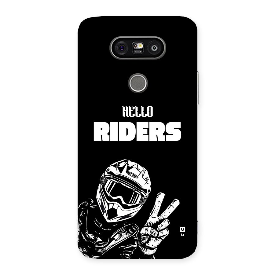 Hello Riders Back Case for LG G5