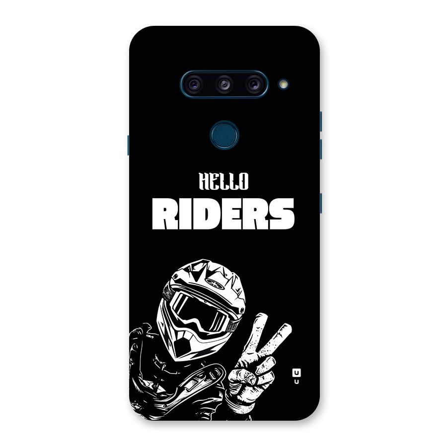 Hello Riders Back Case for LG  V40 ThinQ