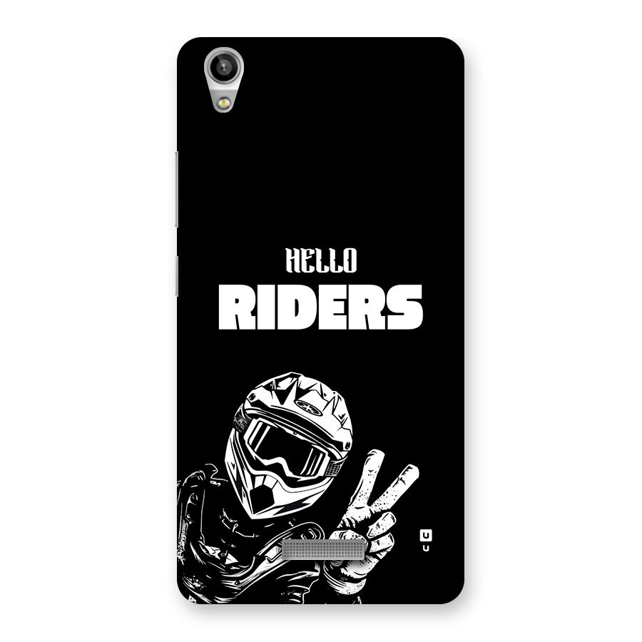 Hello Riders Back Case for Lava Pixel V1