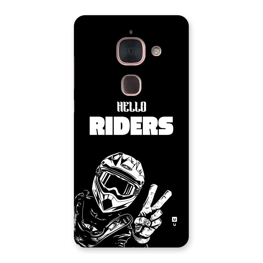 Hello Riders Back Case for Le Max 2
