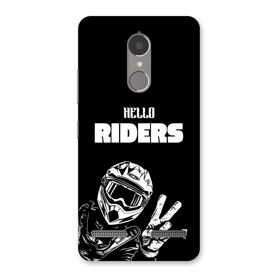 Hello Riders Back Case for Lenovo K6 Power