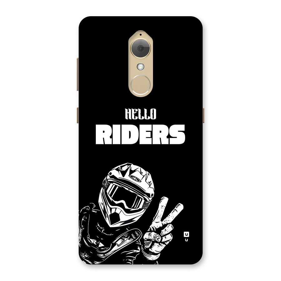 Hello Riders Back Case for Lenovo K8