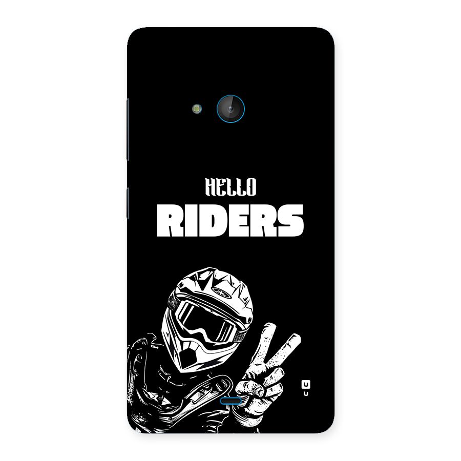 Hello Riders Back Case for Lumia 540