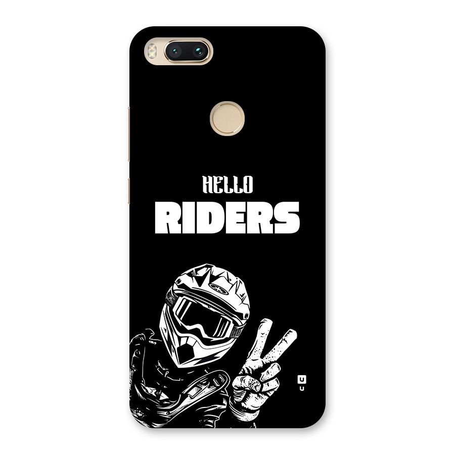 Hello Riders Back Case for Mi A1