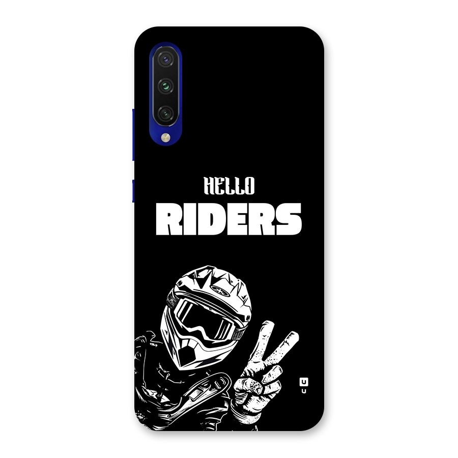 Hello Riders Back Case for Mi A3