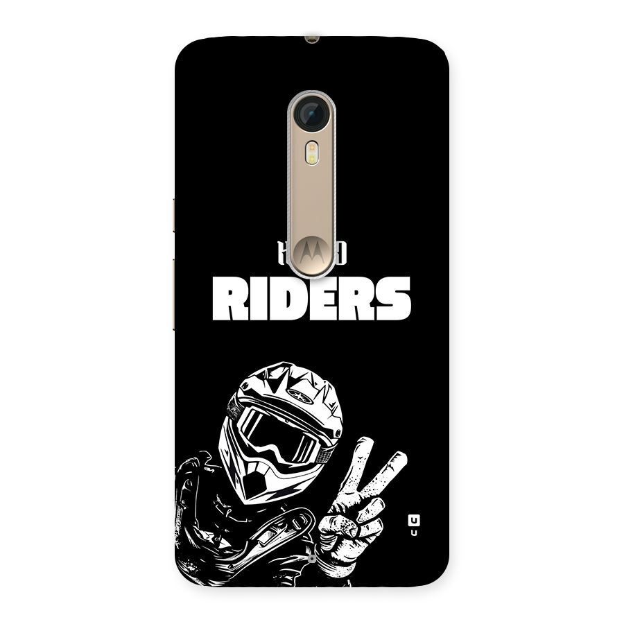Hello Riders Back Case for Moto X Style