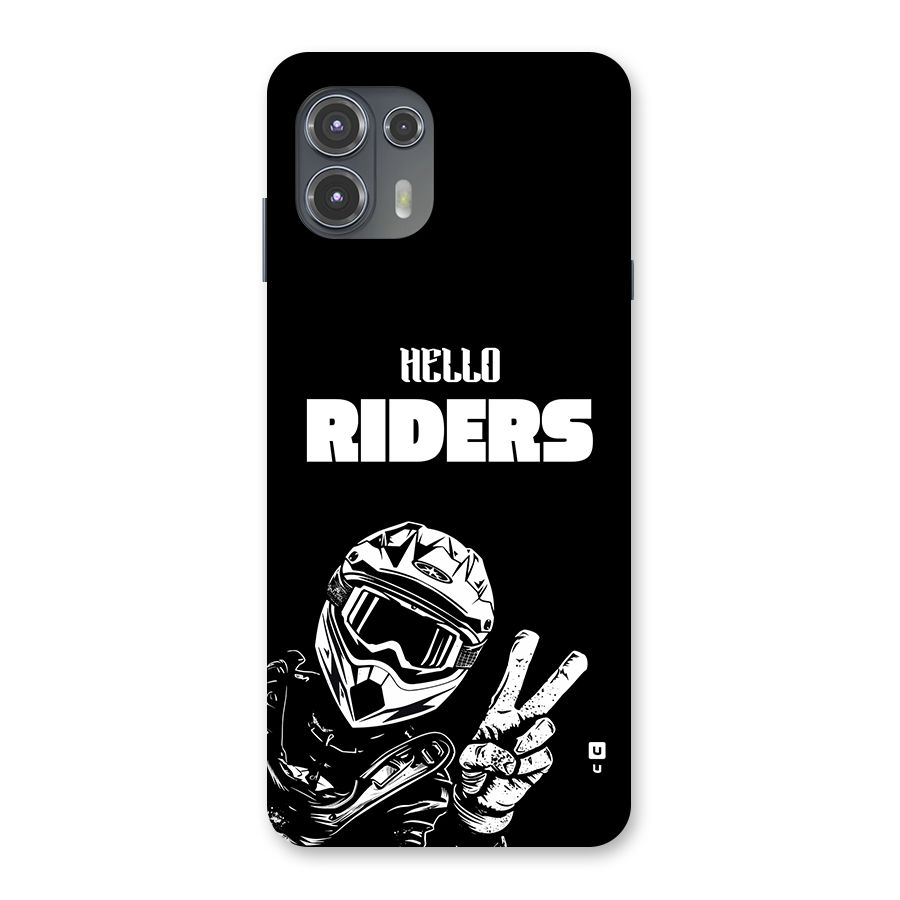 Hello Riders Back Case for Motorola Edge 20 Fusion