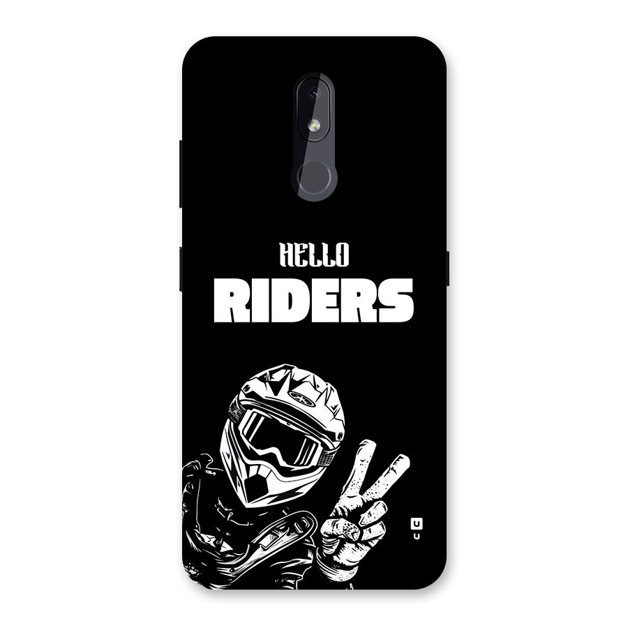 Hello Riders Back Case for Nokia 3.2