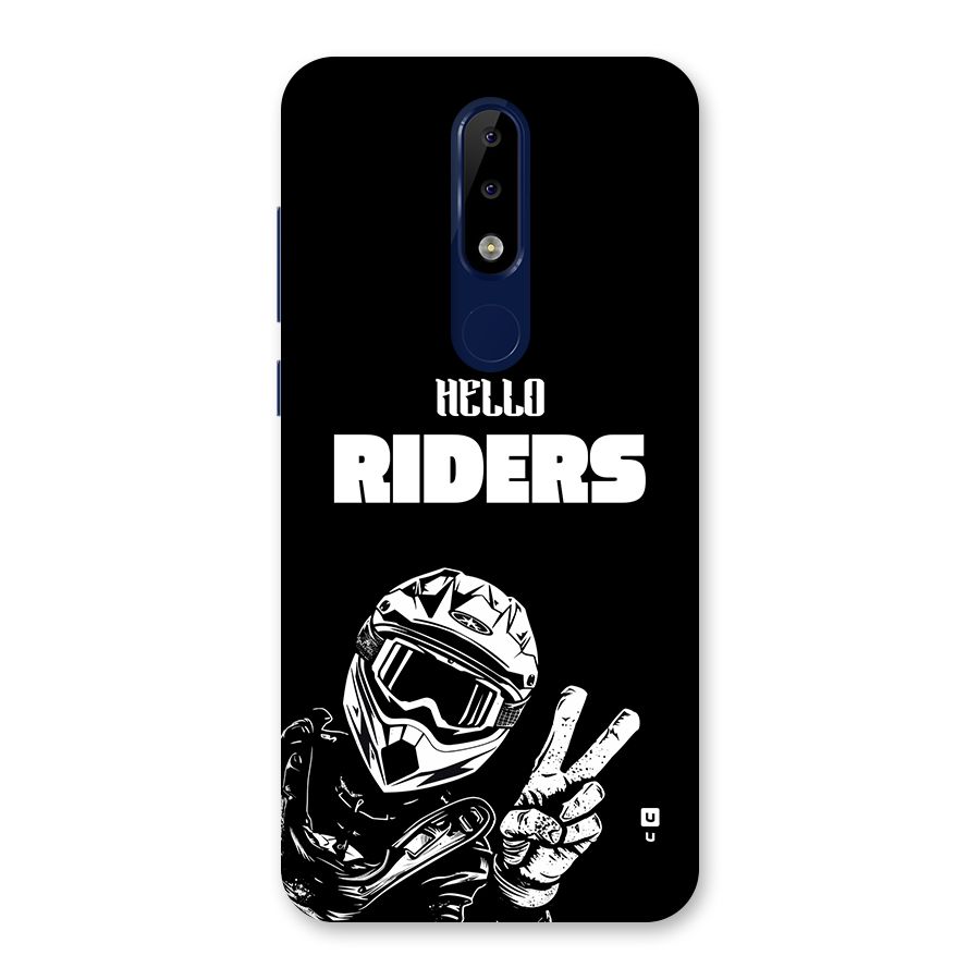 Hello Riders Back Case for Nokia 5.1 Plus