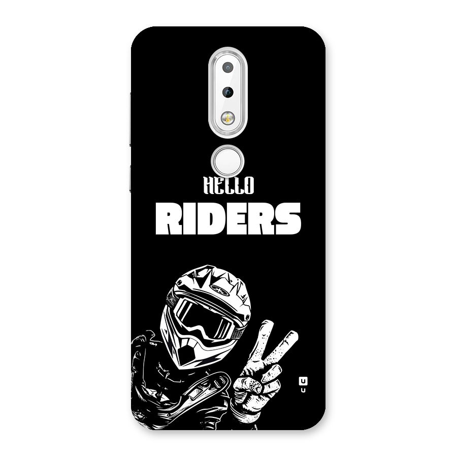 Hello Riders Back Case for Nokia 6.1 Plus