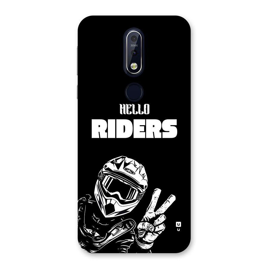 Hello Riders Back Case for Nokia 7.1