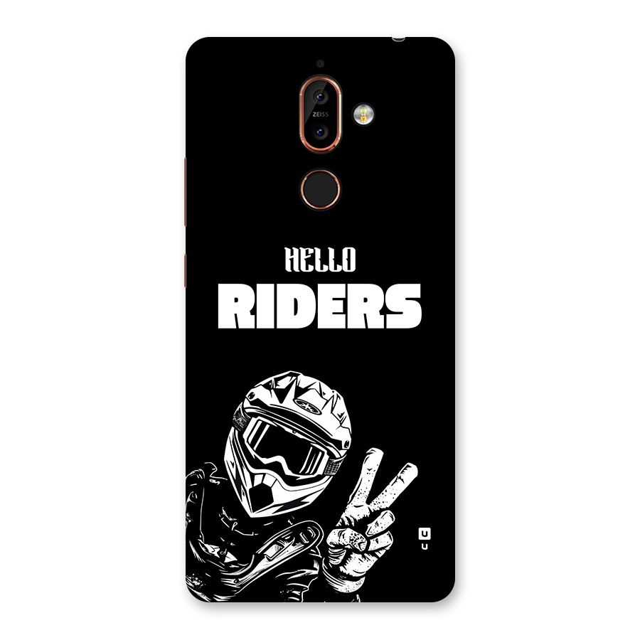 Hello Riders Back Case for Nokia 7 Plus