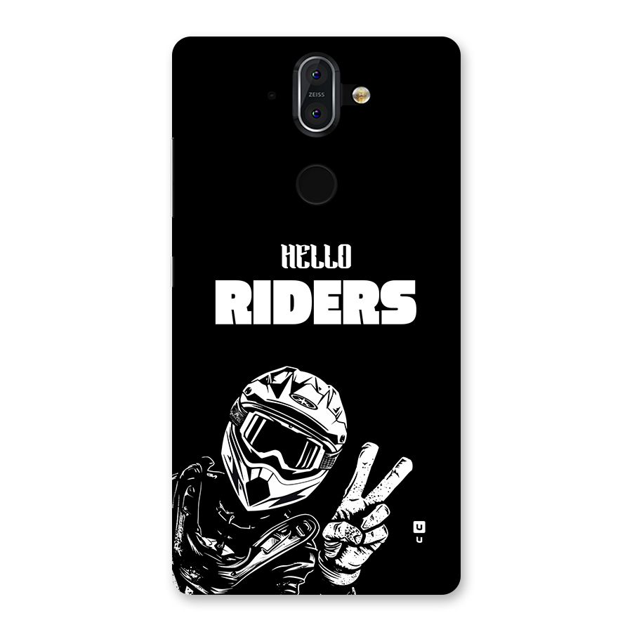 Hello Riders Back Case for Nokia 8 Sirocco