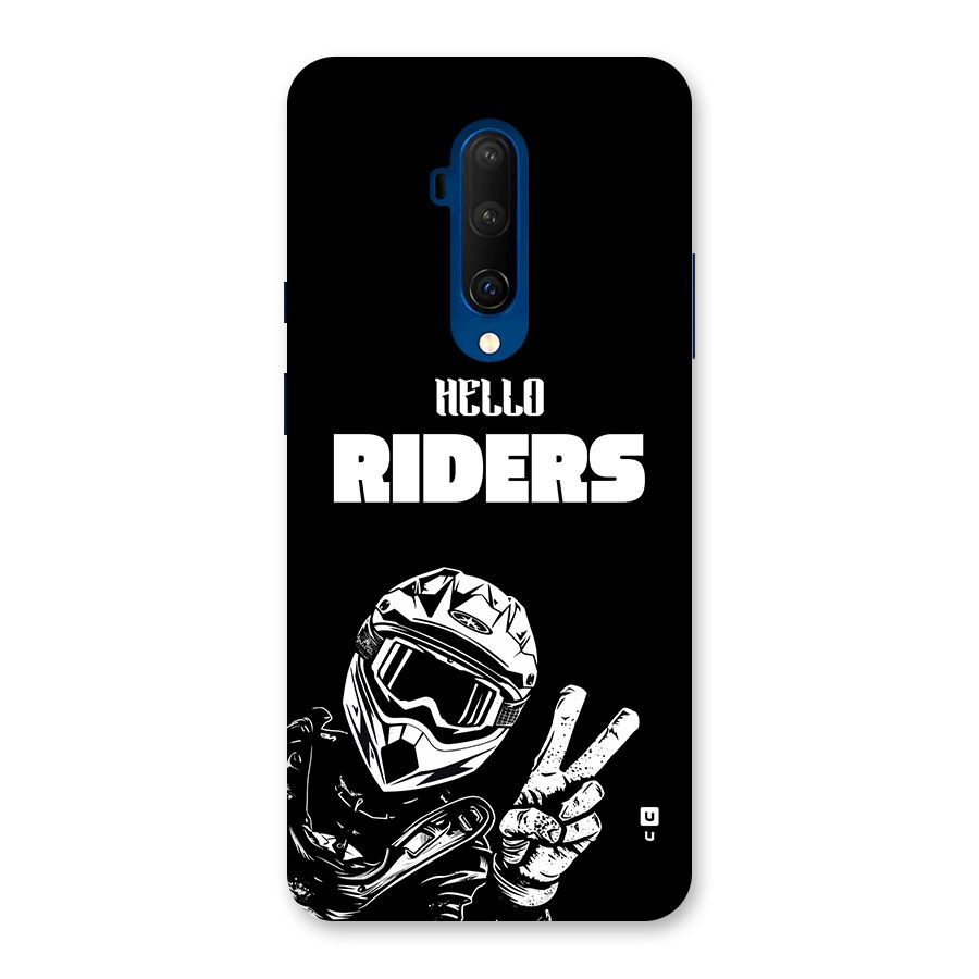 Hello Riders Back Case for OnePlus 7T Pro