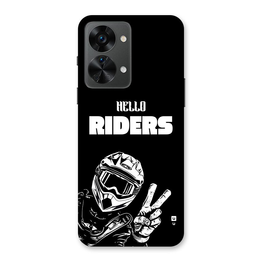 Hello Riders Back Case for OnePlus Nord 2T