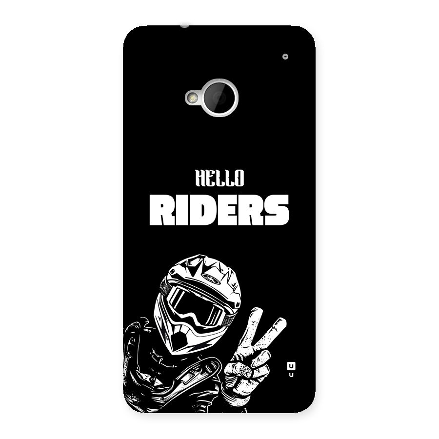 Hello Riders Back Case for One M7 (Single Sim)
