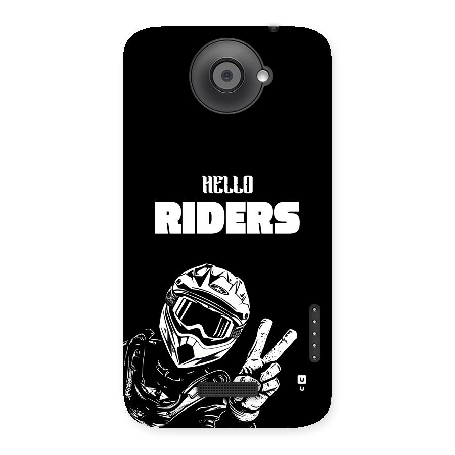 Hello Riders Back Case for One X