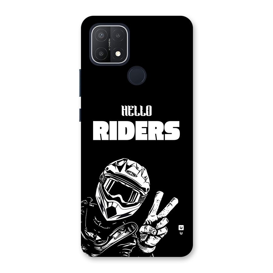 Hello Riders Back Case for Oppo A15s