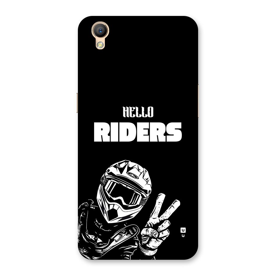Hello Riders Back Case for Oppo A37