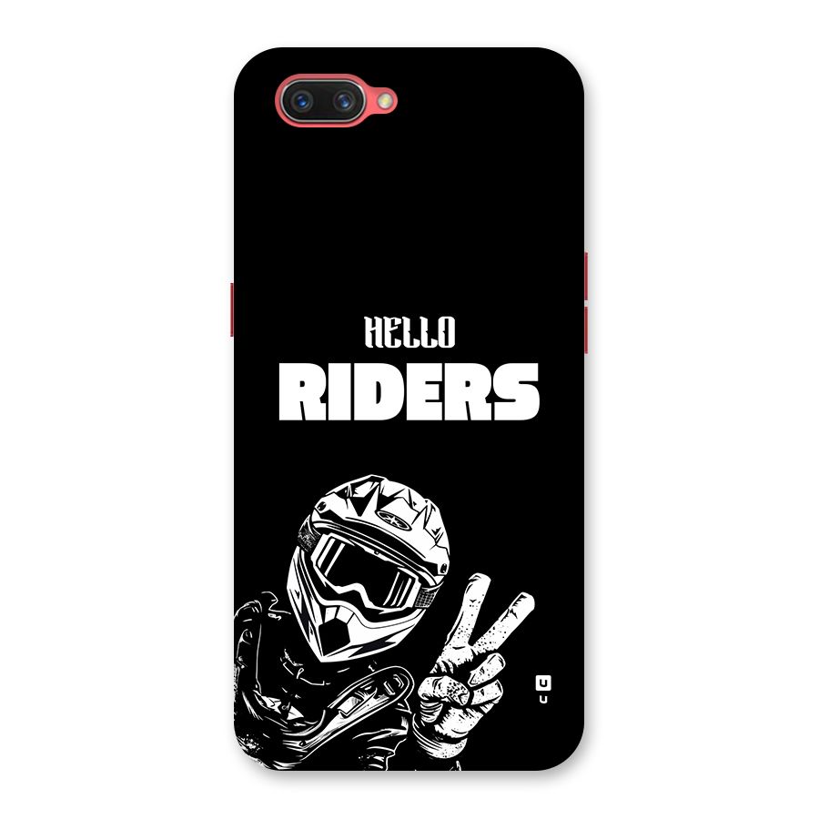 Hello Riders Back Case for Oppo A3s