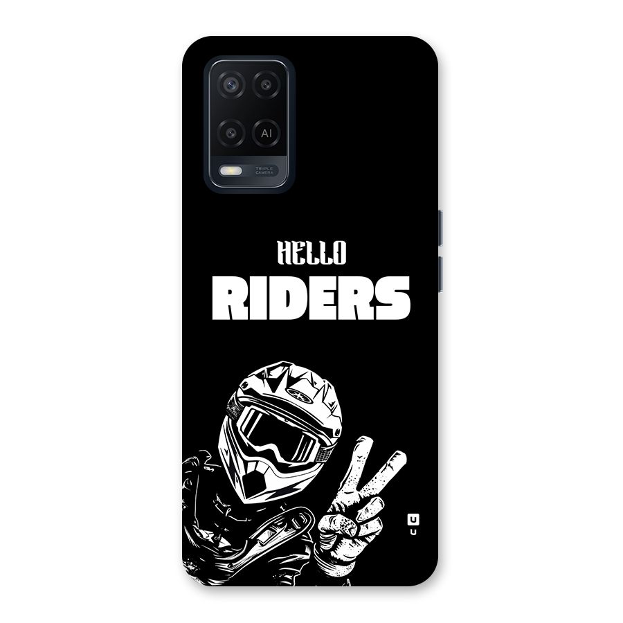 Hello Riders Back Case for Oppo A54