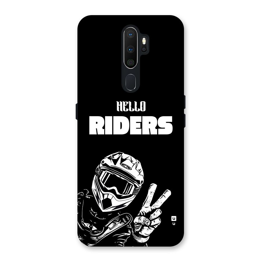 Hello Riders Back Case for Oppo A5 (2020)