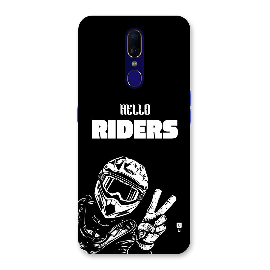 Hello Riders Back Case for Oppo A9