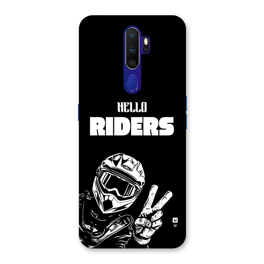 Hello Riders Back Case for Oppo A9 (2020)