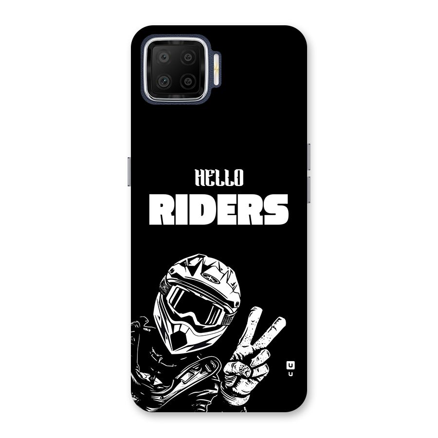 Hello Riders Back Case for Oppo F17