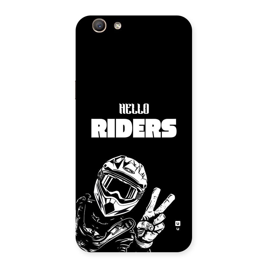 Hello Riders Back Case for Oppo F1s