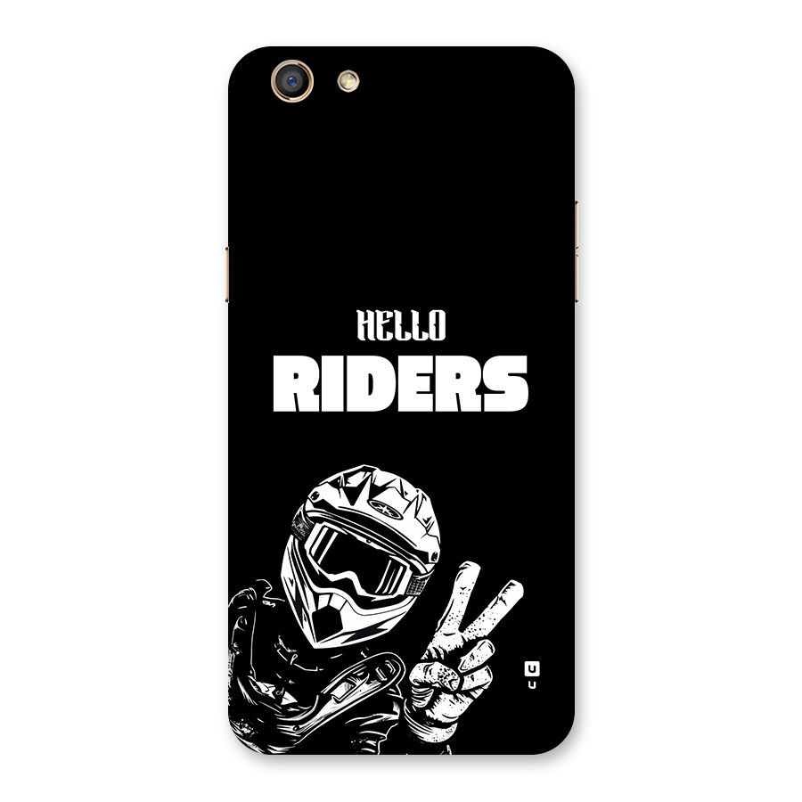 Hello Riders Back Case for Oppo F3