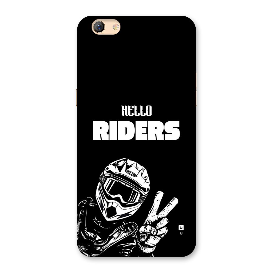 Hello Riders Back Case for Oppo F3 Plus