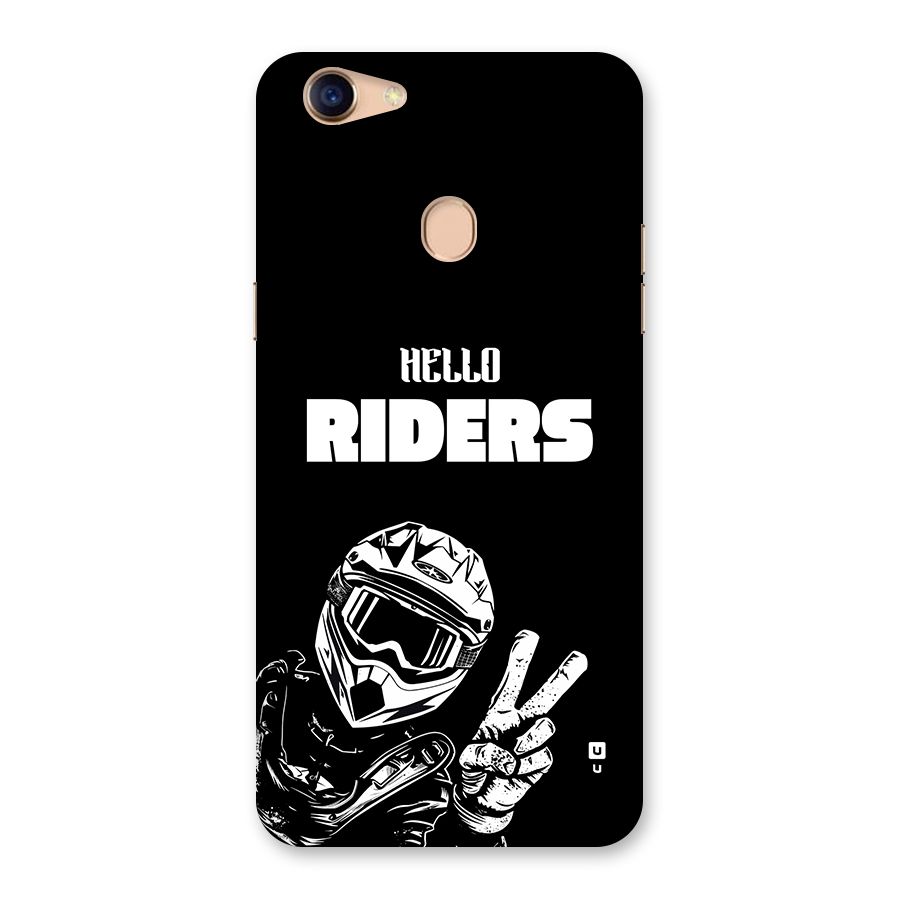 Hello Riders Back Case for Oppo F5 Youth