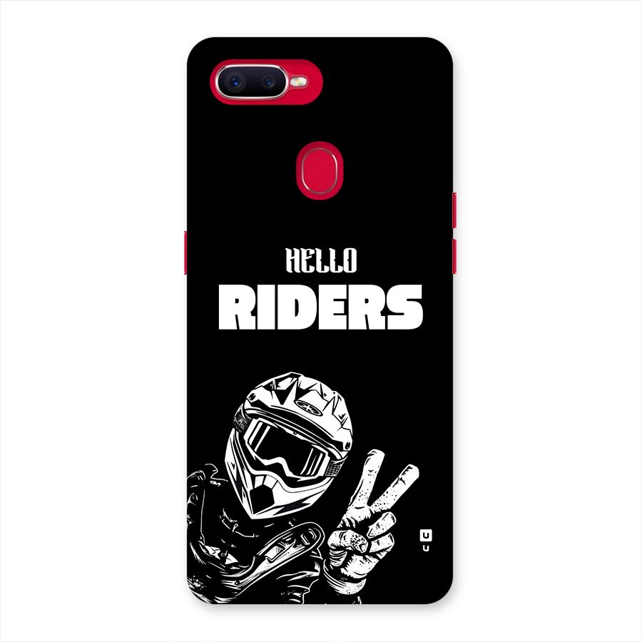 Hello Riders Back Case for Oppo F9 Pro