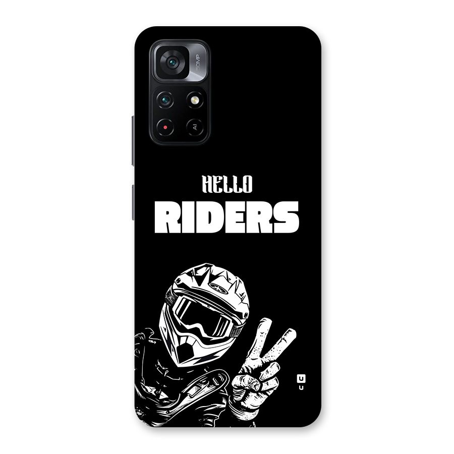 Hello Riders Back Case for Poco M4 Pro 5G