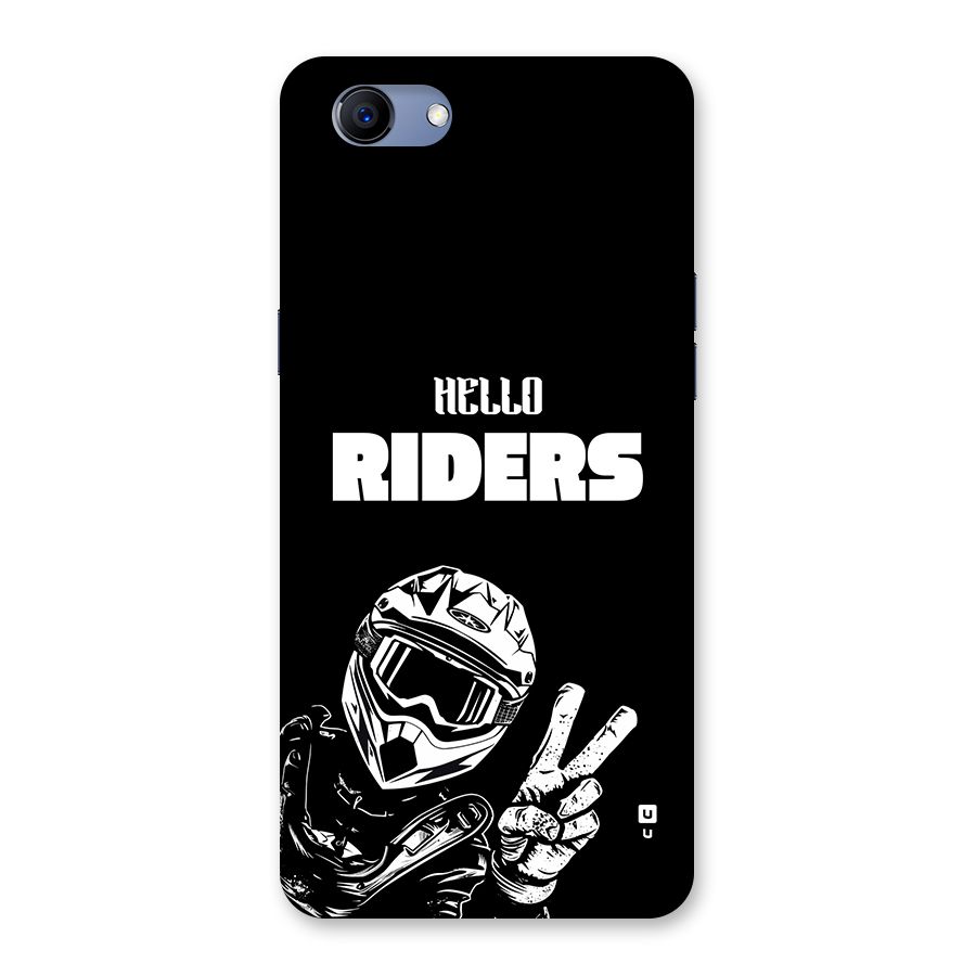 Hello Riders Back Case for Realme 1