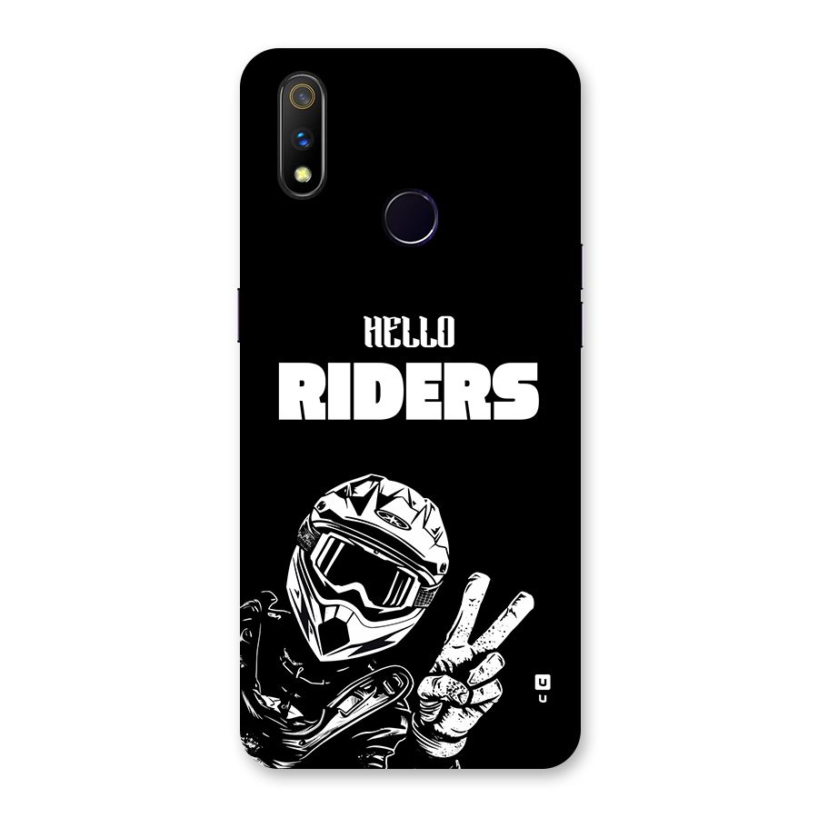 Hello Riders Back Case for Realme 3 Pro
