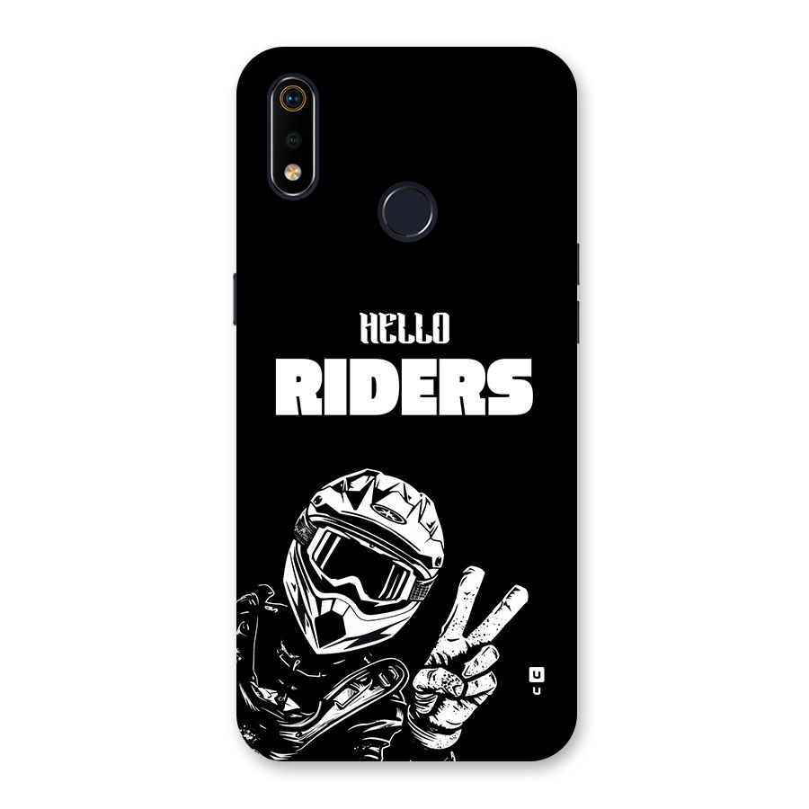 Hello Riders Back Case for Realme 3i