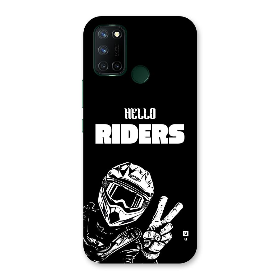 Hello Riders Back Case for Realme C17