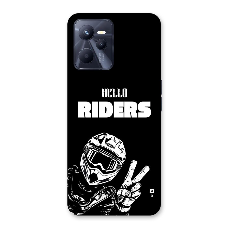 Hello Riders Back Case for Realme C35