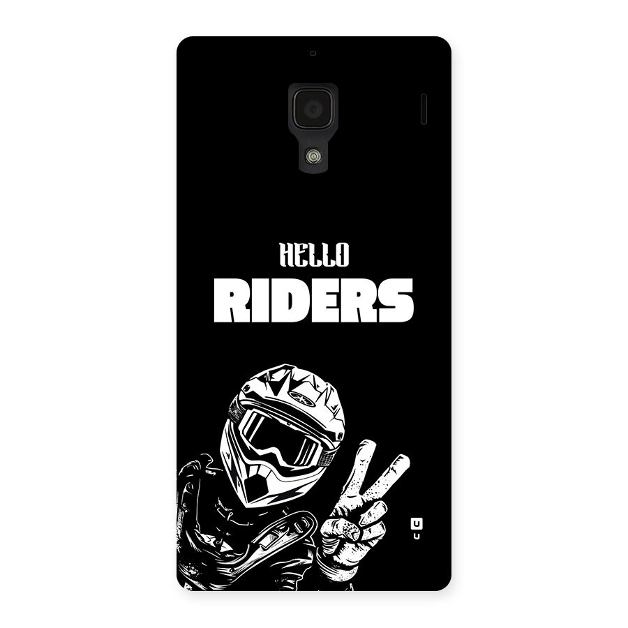Hello Riders Back Case for Redmi 1s