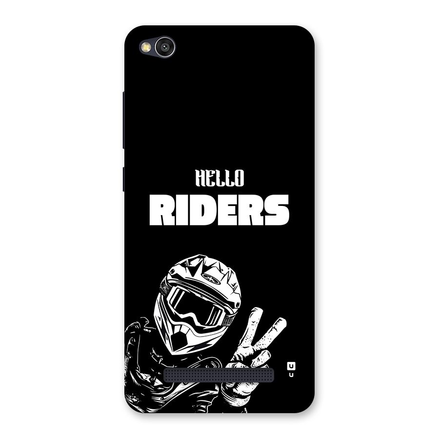 Hello Riders Back Case for Redmi 4A