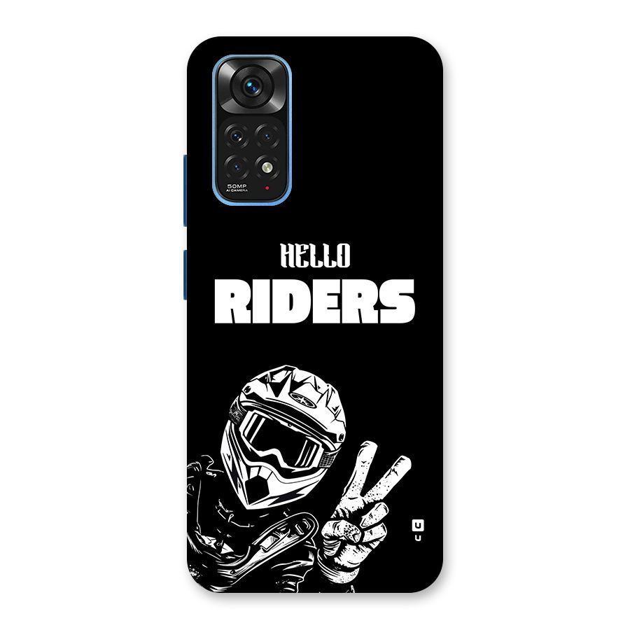 Hello Riders Back Case for Redmi Note 11