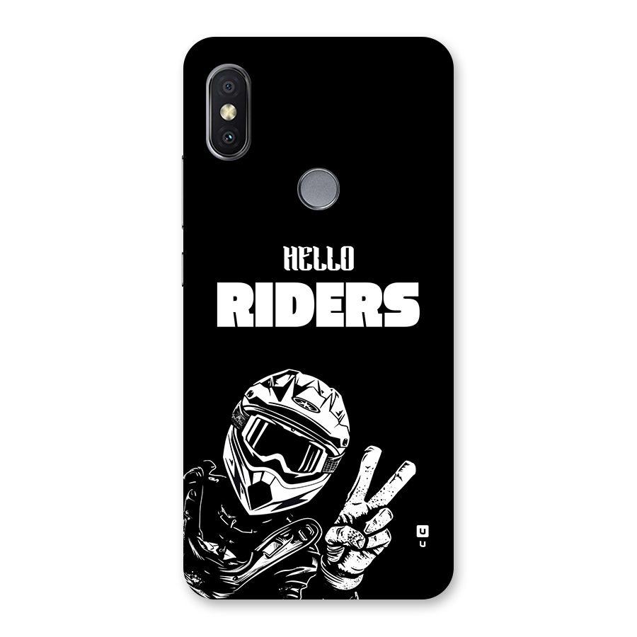 Hello Riders Back Case for Redmi Y2