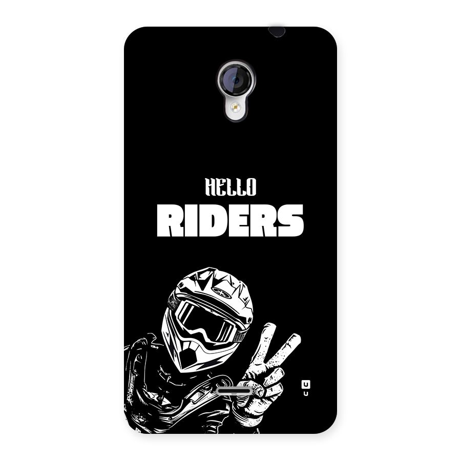 Hello Riders Back Case for Unite 2 A106