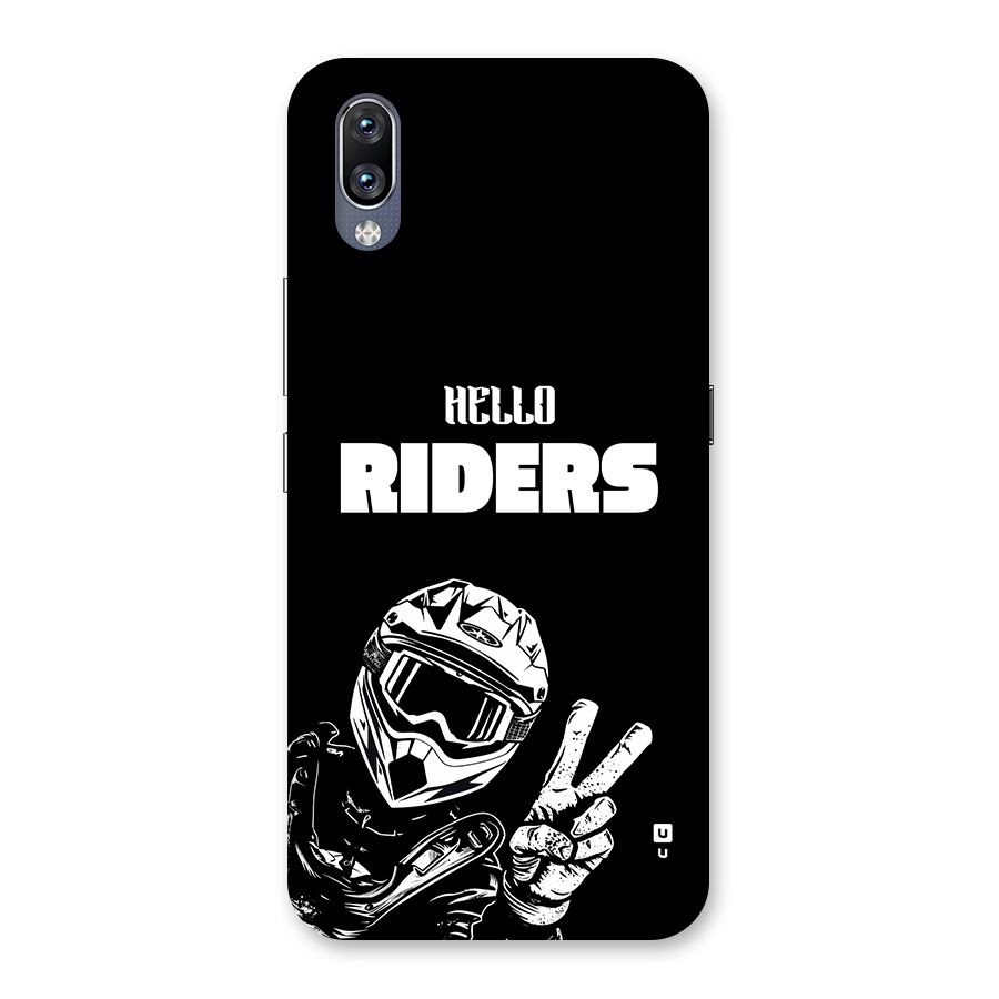 Hello Riders Back Case for Vivo NEX