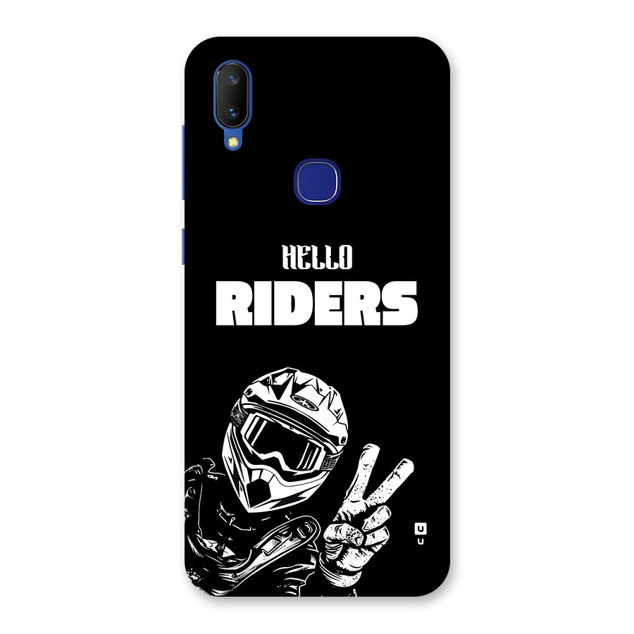 Hello Riders Back Case for Vivo V11