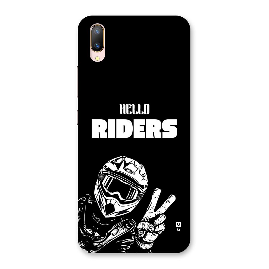 Hello Riders Back Case for Vivo V11 Pro