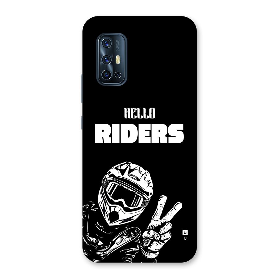 Hello Riders Back Case for Vivo V17