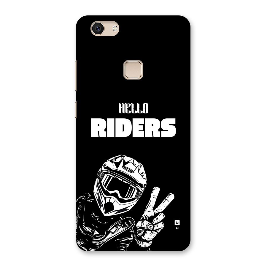 Hello Riders Back Case for Vivo V7